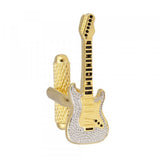 Gold Guitar Cufflinks