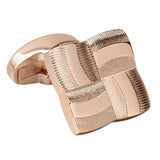 Rose Gold Four Square Luxury Cufflinks