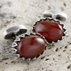 Red Filigree Cufflinks