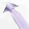 Plain Lilac Slim Silk Tie
