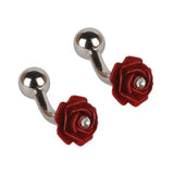 Crystal Rose Cufflinks