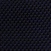 Navy Knitted Square Cut Silk Tie