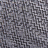 Grey Herringbone Silk Tie