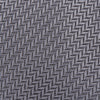 Grey Herringbone Silk Tie