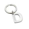 Sterling Silver Letter D Keyring
