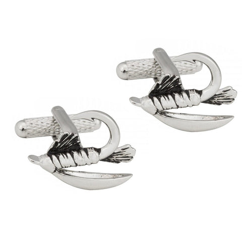 Fly Fishing Hook Cufflinks
