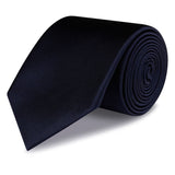 Navy Twill Silk Tie