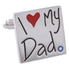 I Love My Dad Cufflinks