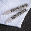 Black Paisley Collar Stiffeners