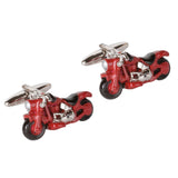 Red Motorbike Cufflinks
