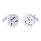 No Pain No Gain Cufflinks