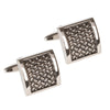 Silver Stud Pattern Cufflinks