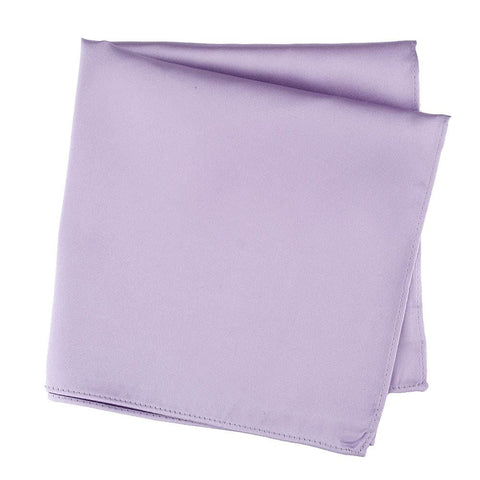 Plain Light Lilac Silk Handkerchief