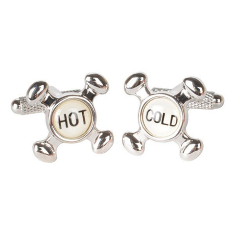 Hot and Cold Tap Cufflinks