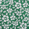 Green & White Daisy Chain Floral Silk Tie