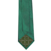 Green Aztec Woven Silk Tie