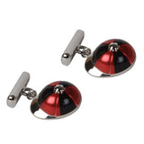 Red & Black Jockey Hat Cufflinks