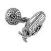 Sterling Silver Golf Bag & Ball Cufflinks
