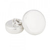 Sterling Silver Plain Small Round Cufflinks