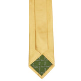 Gold Silk Plain Classic Textured Tie