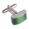 Green Bridged Fashion Cufflinks