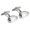 White Gem Egg Cufflinks