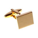 Gold Parallelogram Cufflinks