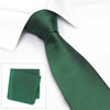 Green Aztec Woven Silk Tie & Handkerchief Set