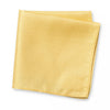 Pale Gold Silk Plain Classic Textured Handkerchief
