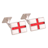 Sterling Silver St George Cufflinks