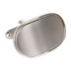 Rectangular Brushed Arched Cufflinks