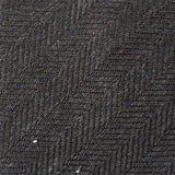 Charcoal Herringbone Textured Slim Tie