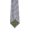 Grey Classic Textured Silk Club Stripe Tie