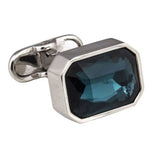 Teal Crystal Cufflinks