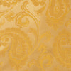 Classic Gold Paisley Silk Tie & Handkerchief Set