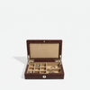 Windsor Chestnut Brown Cufflink Box