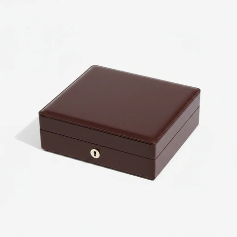 Windsor Chestnut Brown Cufflink Box