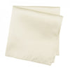 Plain Ivory Silk Handkerchief