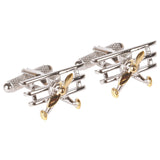 Tri plane cufflinks