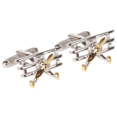 Tri plane cufflinks