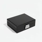 Black Lidded Mini Cufflink Box