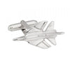 Sterling Silver Fighter Jet Cufflinks