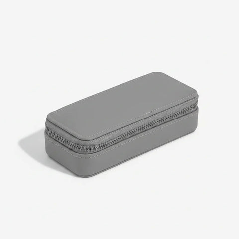 Zipped Travel Jewellery Box - Men's (Slate Grey)