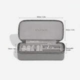 Zipped Travel Jewellery Box - Men's (Slate Grey)