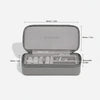 Zipped Travel Jewellery Box - Men's (Slate Grey)