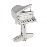 Silver Grand Piano Cufflinks