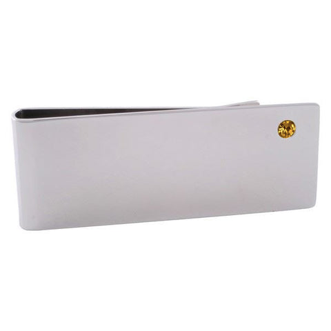 Stainless Steel Gold Corner Money Clip