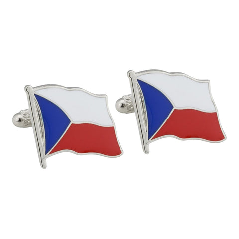 Czech Republic Flag Cufflinks