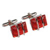 Red Crystal Cufflinks