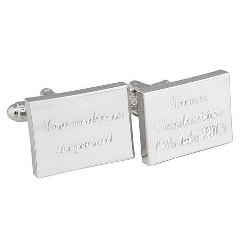 Engraved Graduation Cufflinks